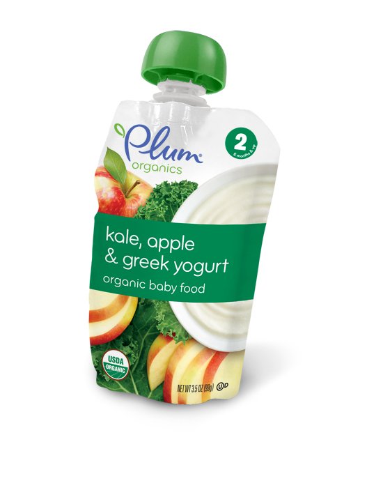 Plum Organics Stage 2 Kale, Apple and Greek Yogurt Baby Food Shop