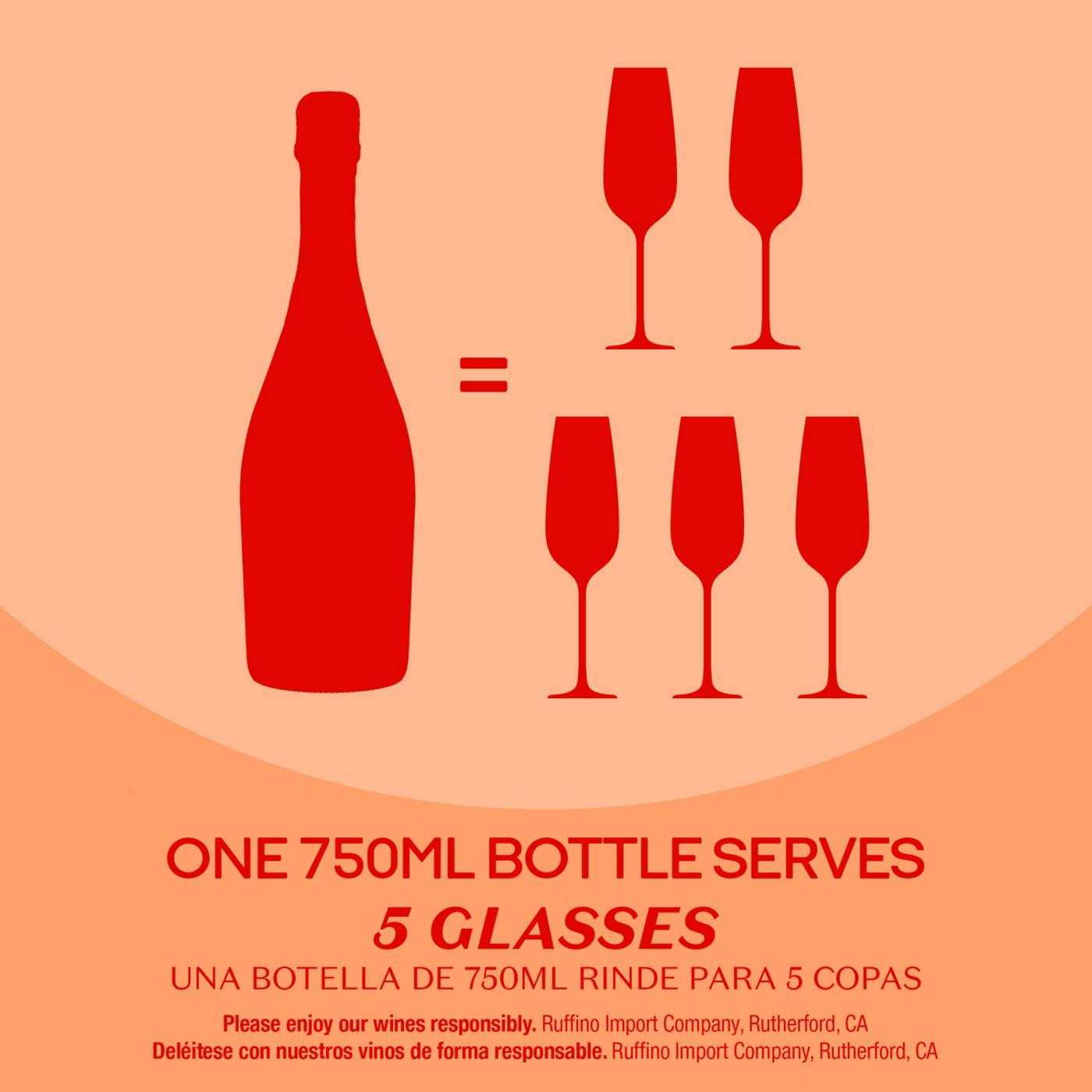 Ruffino Lumina Prosecco DOC, Italian White Sparkling Wine 750 mL Bottle; image 10 of 12