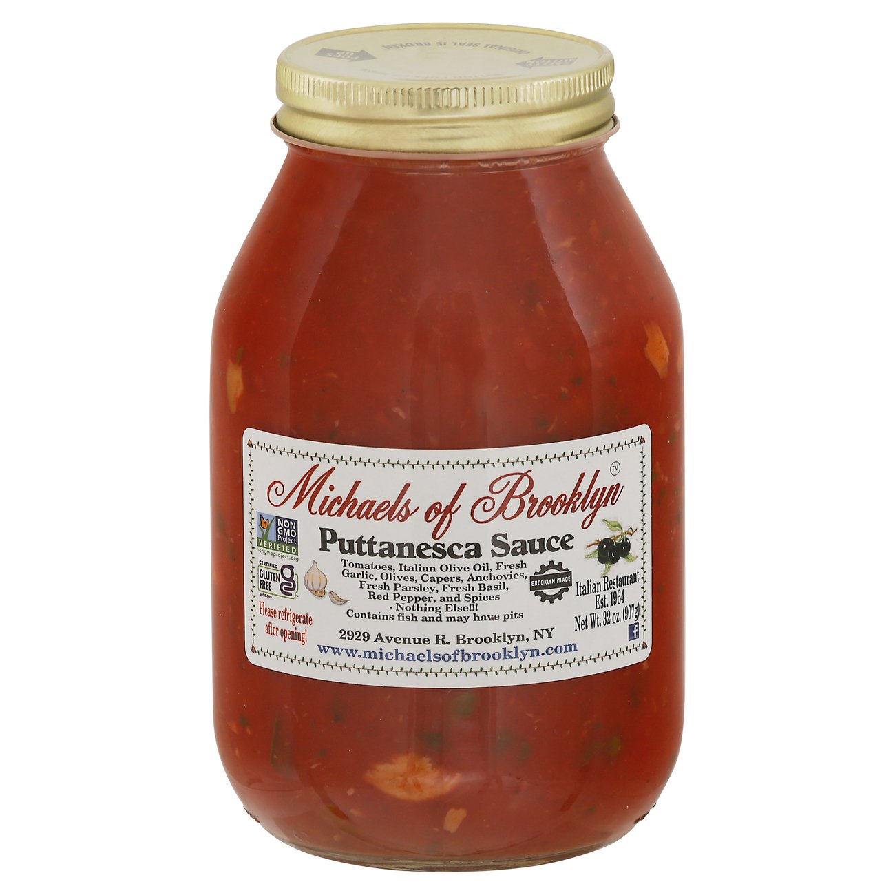 Michaels of Brooklyn Puttanesca Sauce Shop Pasta Sauces at HEB
