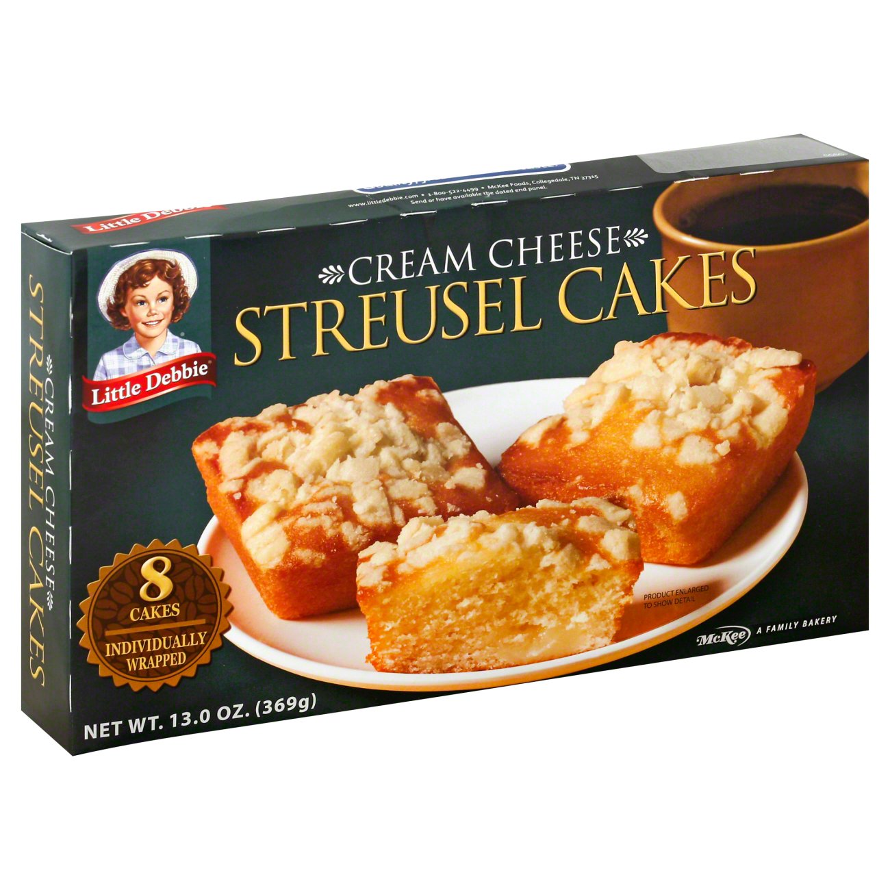 Little Debbie Cream Cheese Streusel Cakes Shop Snack Cakes at HEB