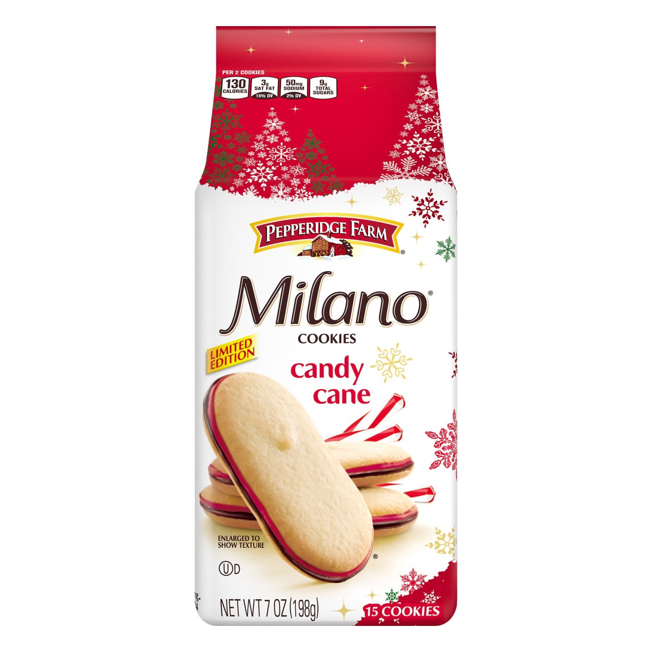 Pepperidge Farm Milano Candy Cane Cookies Shop Cookies at HEB