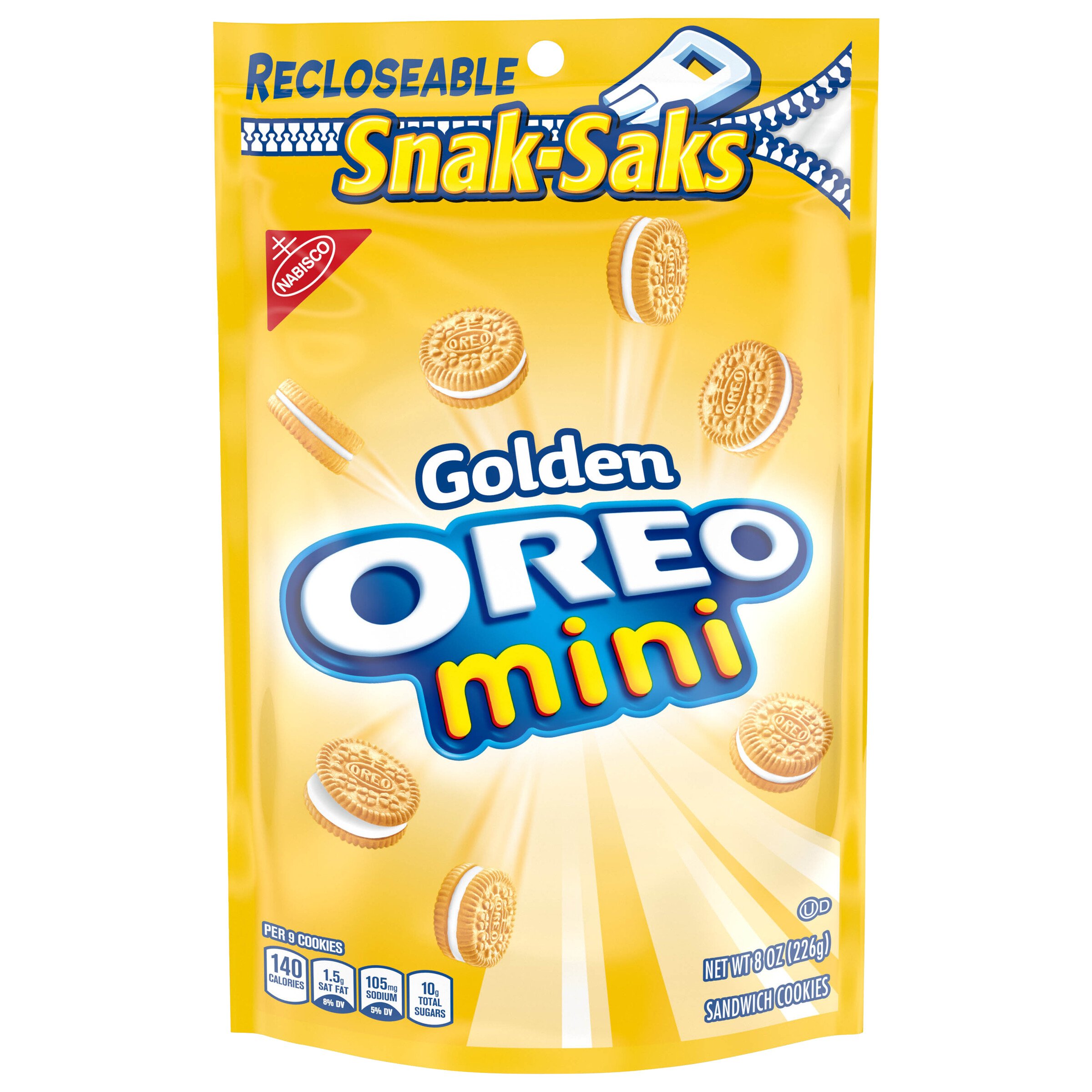 Nabisco Mini Oreo Snak Saks Golden Sandwich Cookies Shop Cookies At H E B