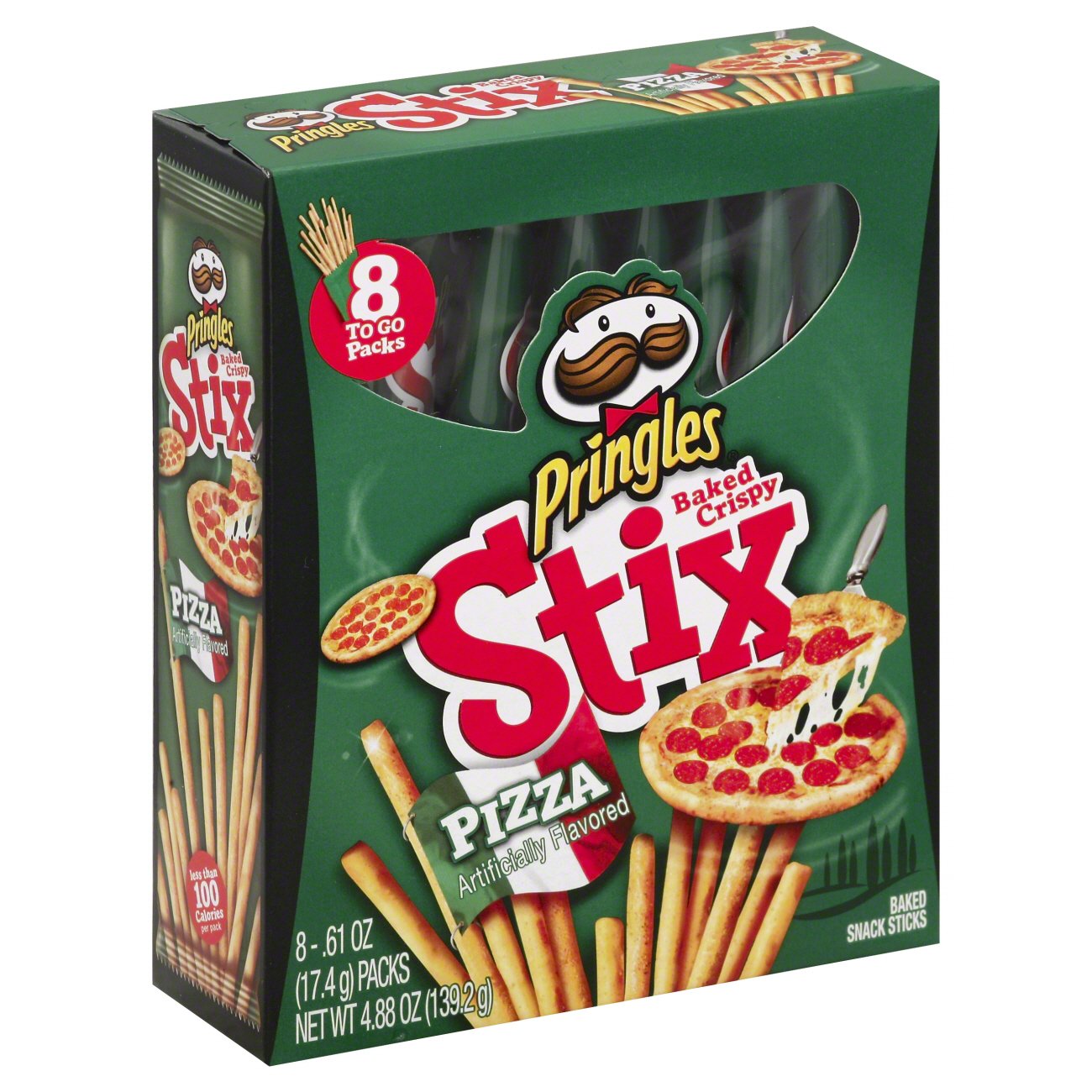 Pringles Pizza Baked Crispy Stix - Shop Crackers & Breadsticks at H-E-B