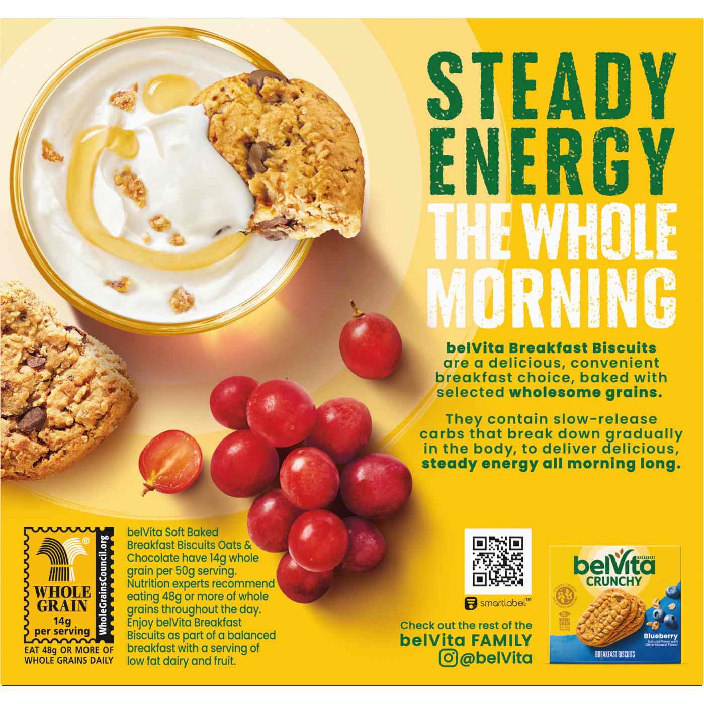 Belvita Oats & Chocolate Breakfast Biscuits; image 2 of 10