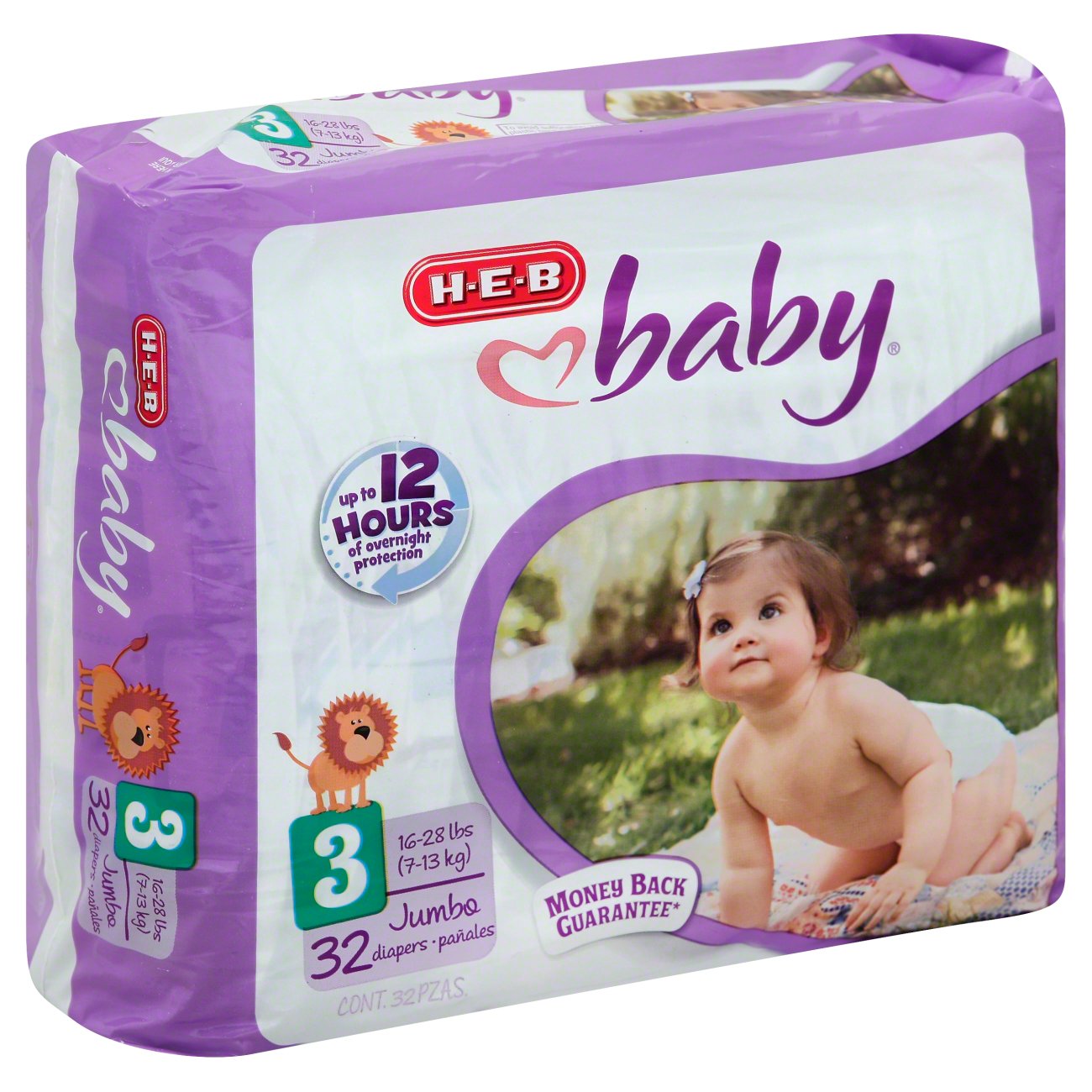 HEB Baby Jumbo Pack Diapers Size 3 Shop Diapers at HEB
