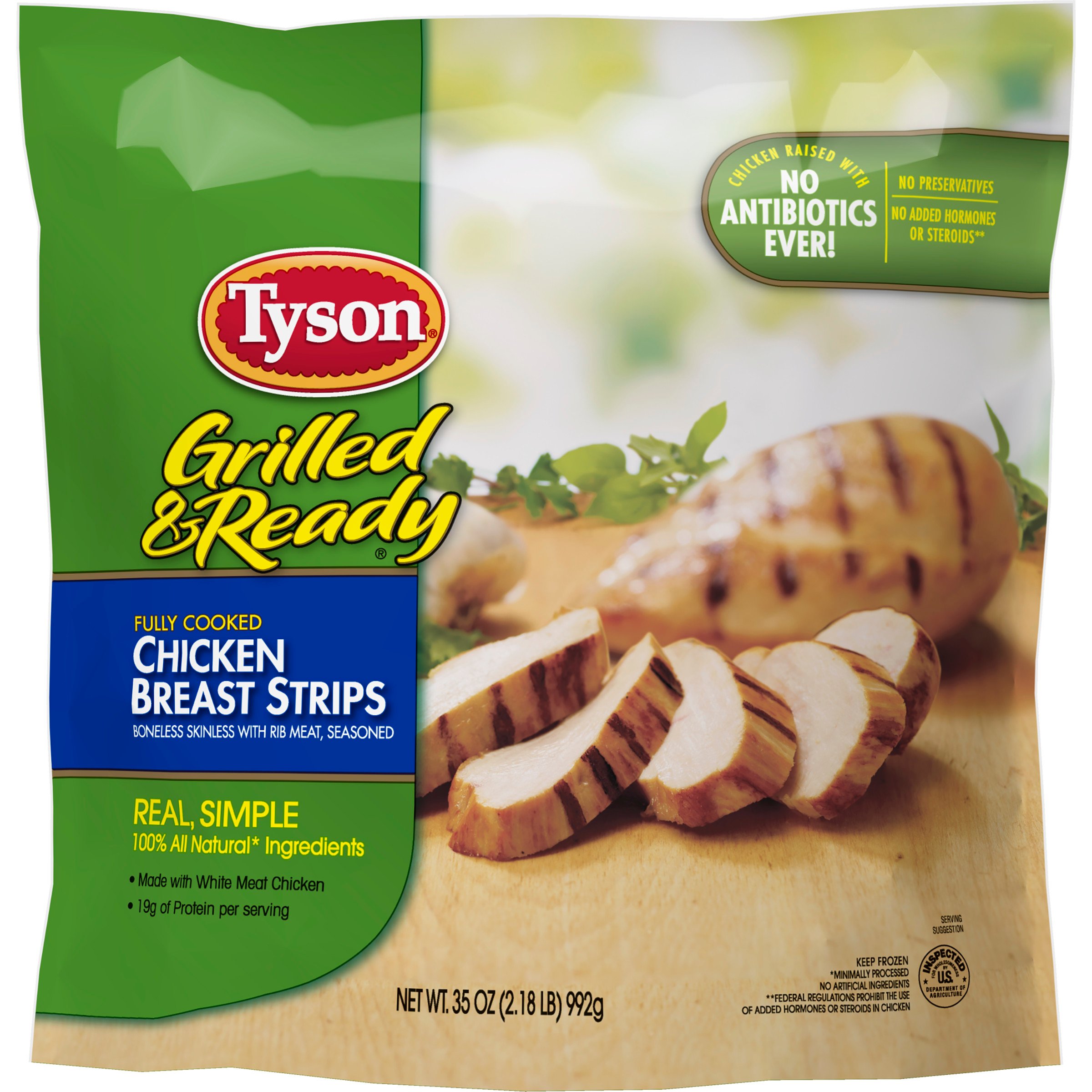 Tyson Fully Cooked Grilled Chicken Breast Strips Shop Chicken at HEB