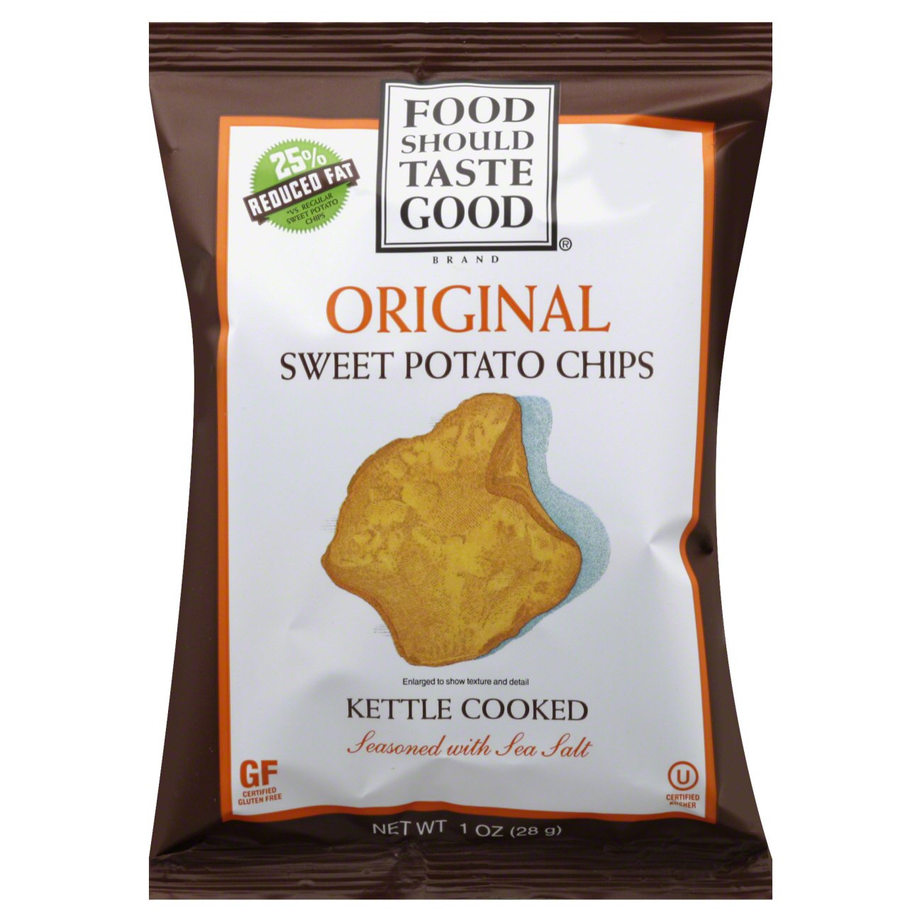 Food Should Taste Good Kettle Cooked Original Sweet Potato Chips - Shop ...