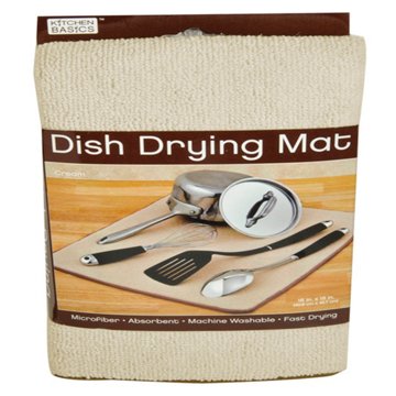 Kitchen Basics Dish Drying Mat - Cream Color