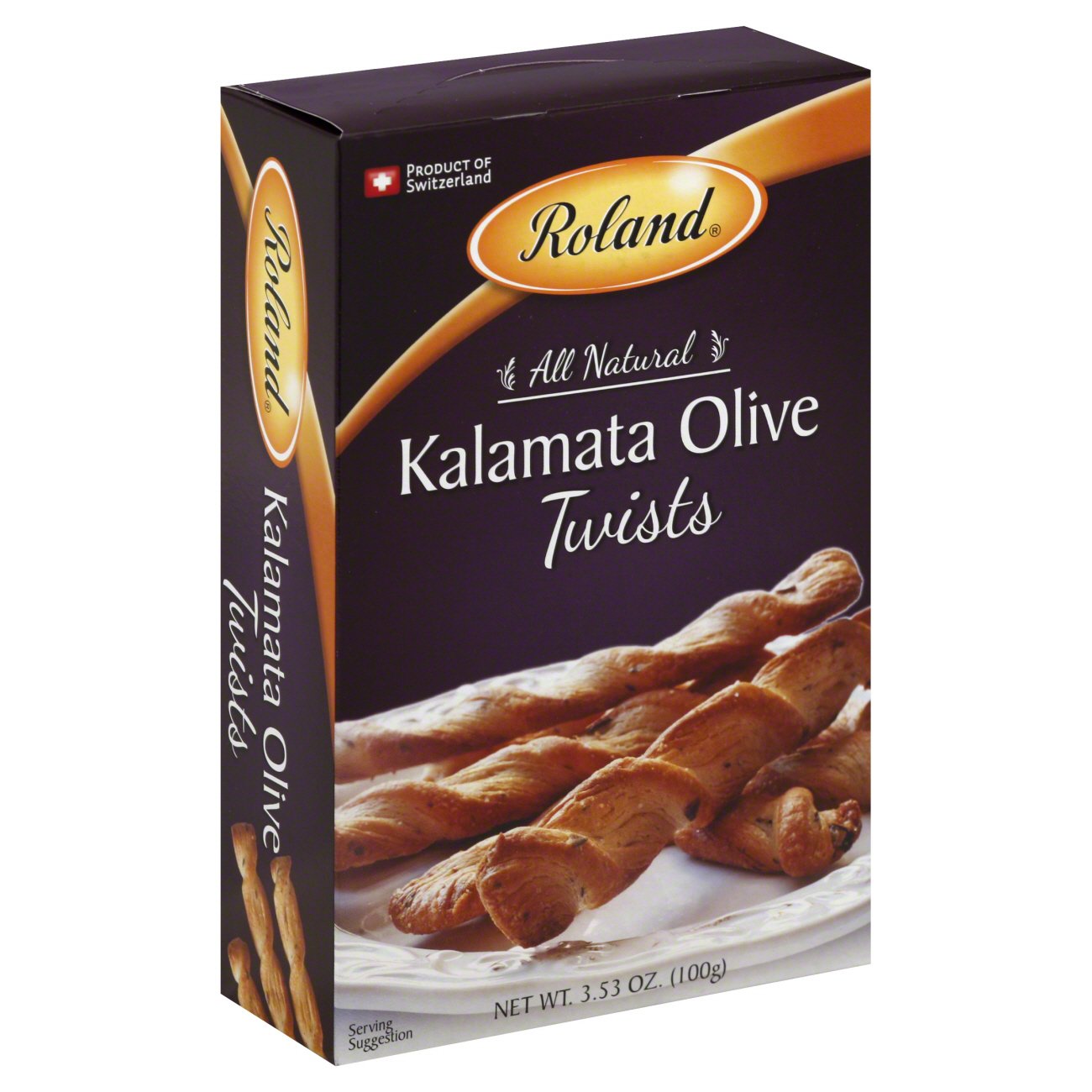 Roland Kalamata Olive Twists Shop Crackers & Breadsticks at HEB