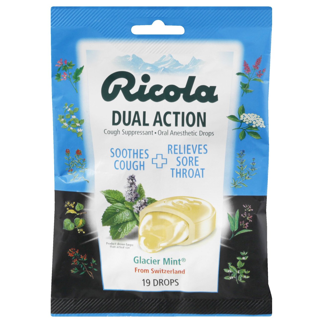 Ricola Extra Strength Cough Suppressant Drops With Natural Menthol