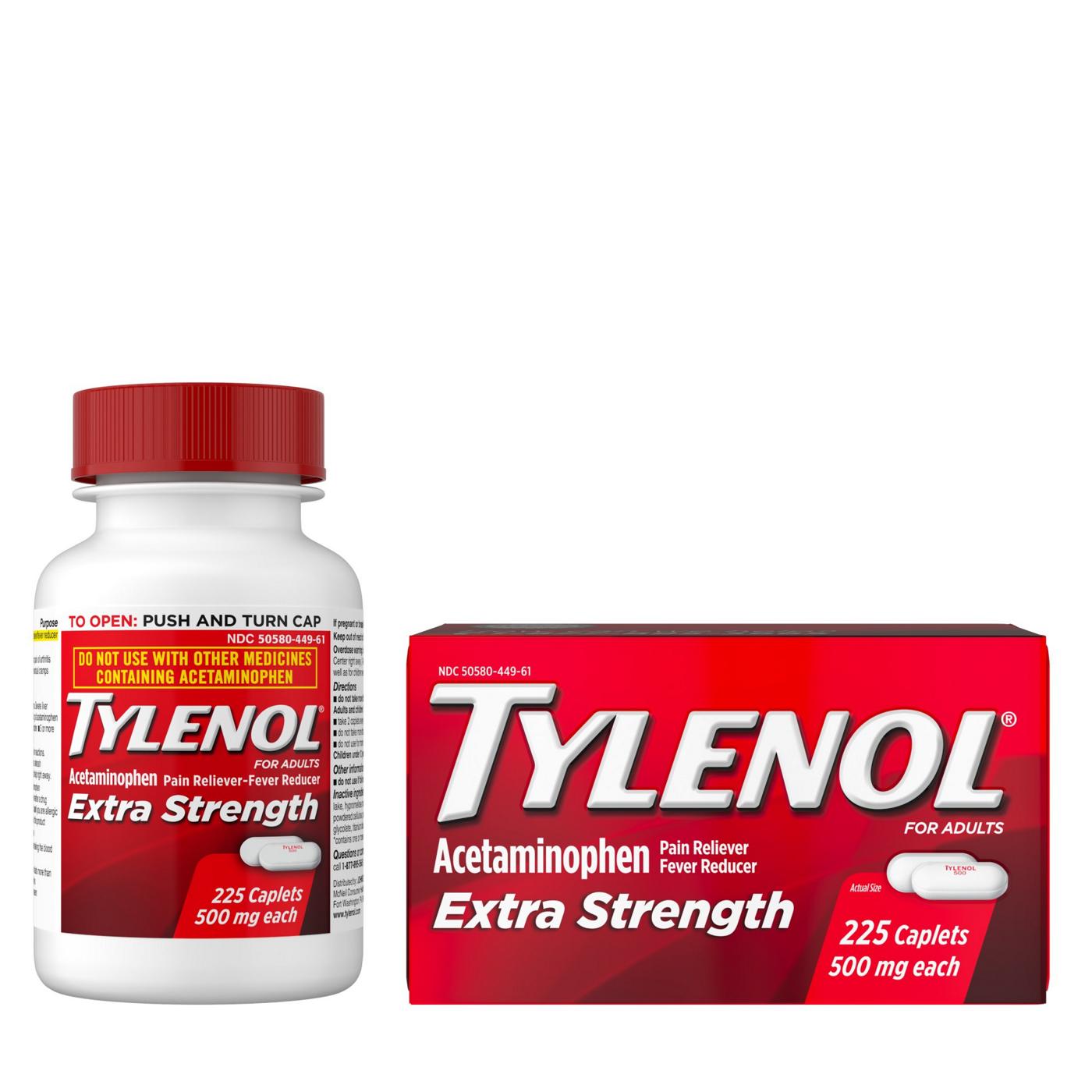 Tylenol Extra Strength Caplets - 500 Mg; image 2 of 7
