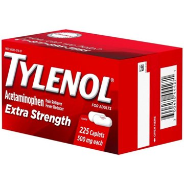 Tylenol Extra Strength Caplets - 500 Mg, 225 ct
