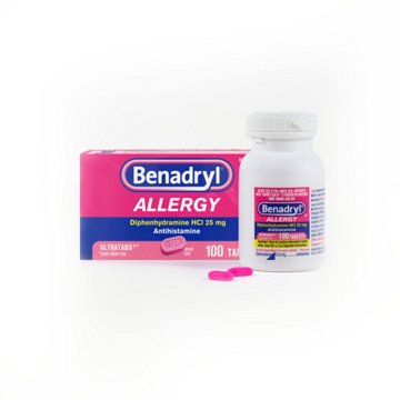Benadryl Ultratabs Antihistamine Allergy Relief Tablets