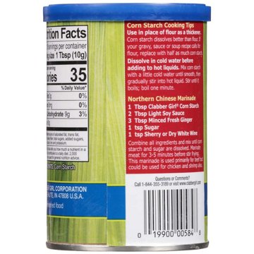 Clabber Girl Corn Starch, 6.5 oz