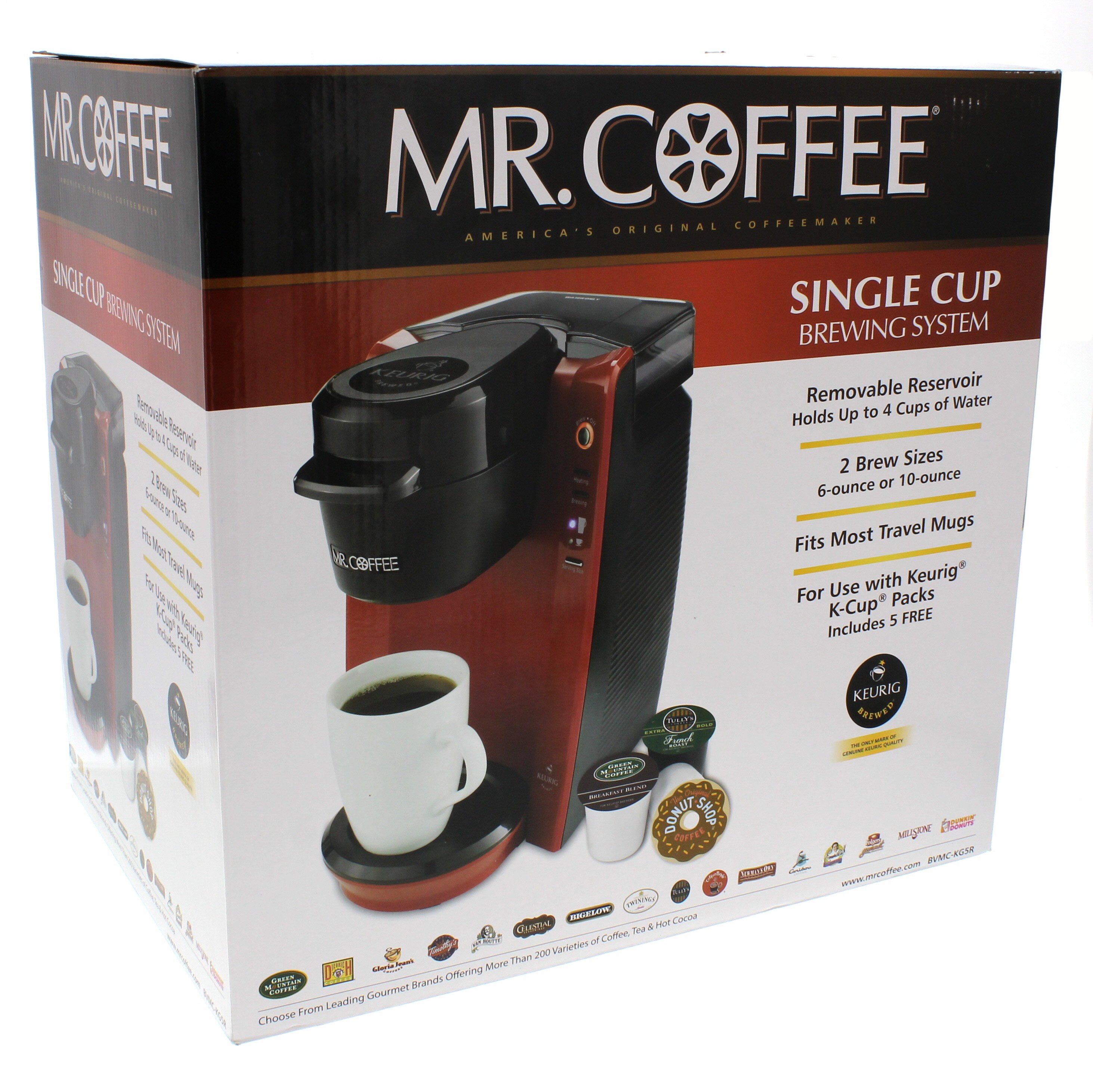 Mr. Coffee Red Single Serve Coffee Maker Shop Kitchen & Dining at HEB