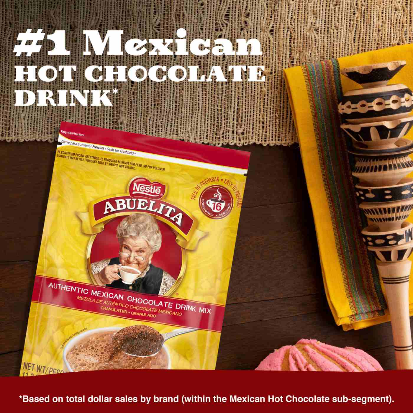 Nestle Abuelita Authentic Mexican Hot Chocolate Granulated Mix; image 6 of 7