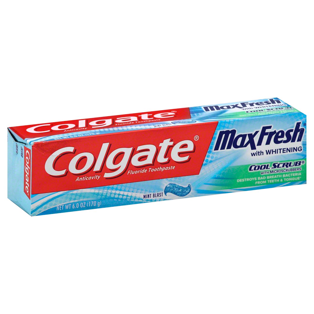 Colgate Max Fresh Cool Scrub With Whitening Mint Blast Anticavity