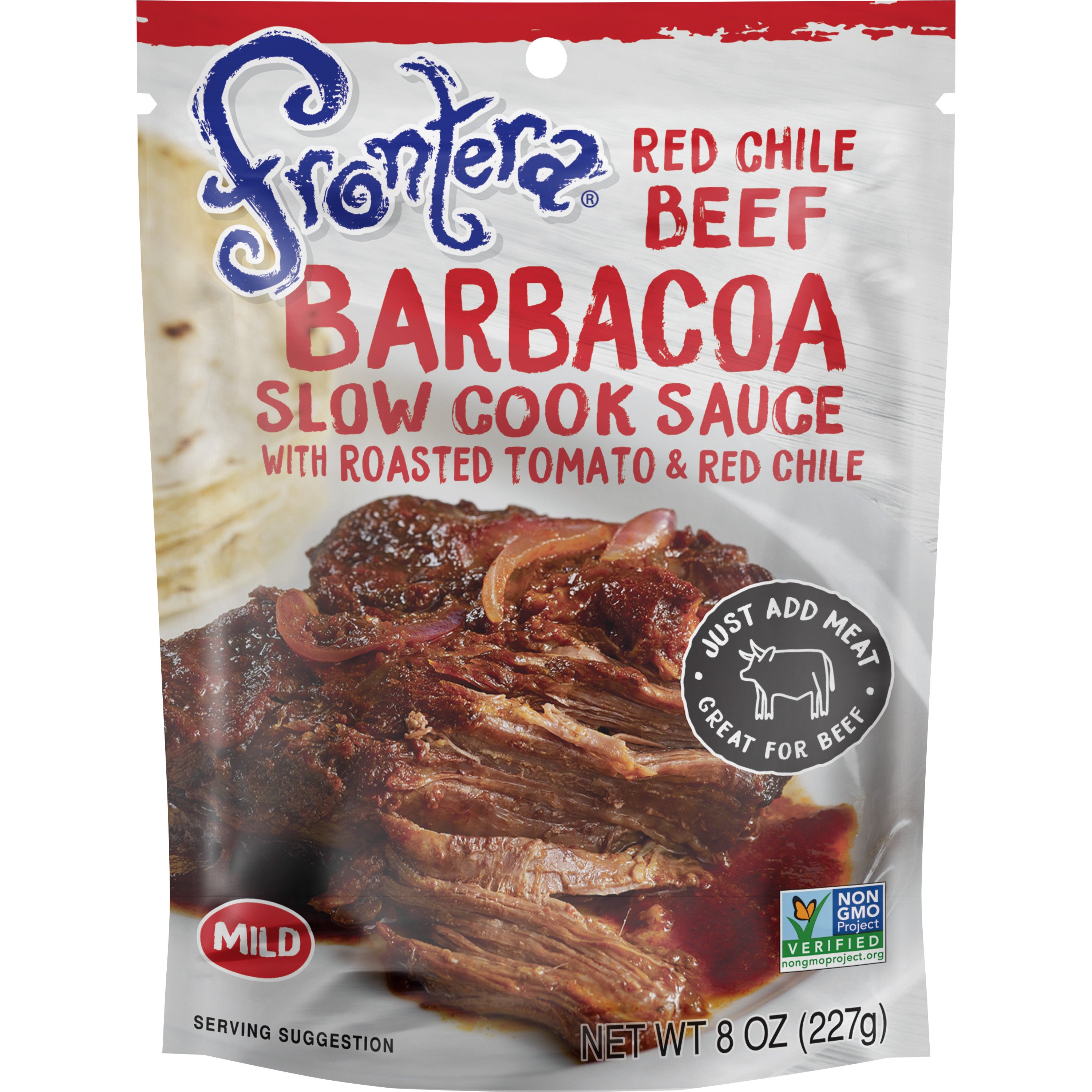 Frontera Mild Red Chile Beef Barbacoa Slow Cook Sauce Shop Gravy at HEB