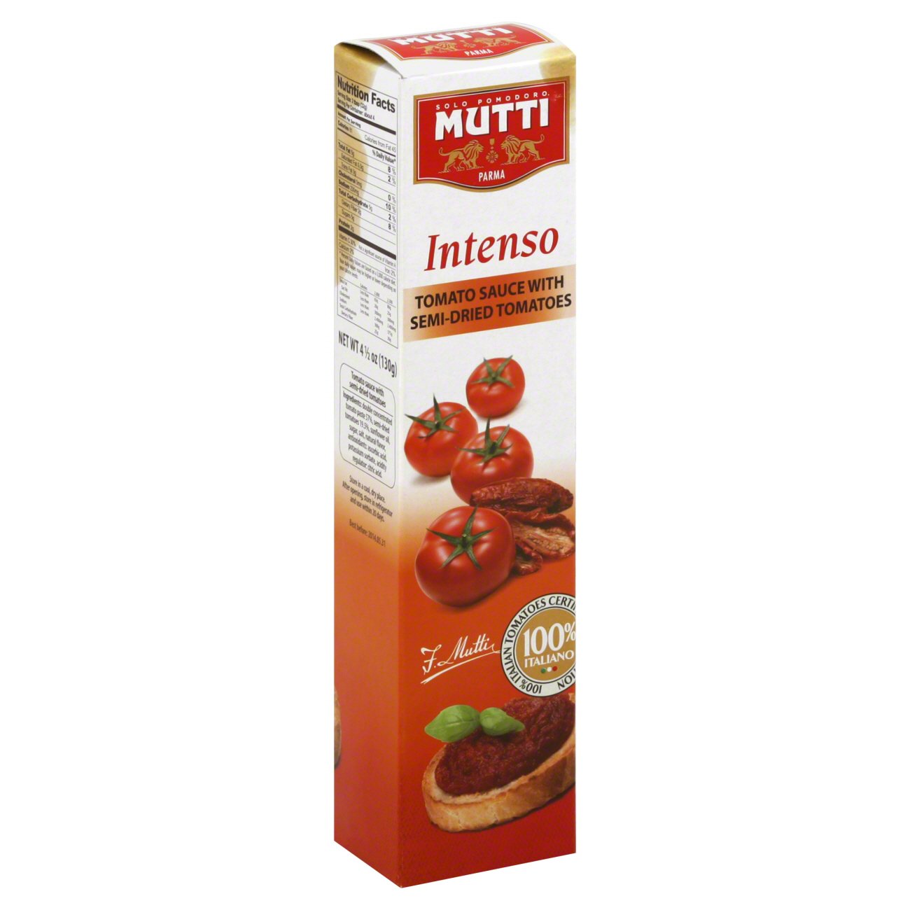 Mutti Intenso Tomato Sauce with SemiDried Tomatoes Shop Pasta Sauces