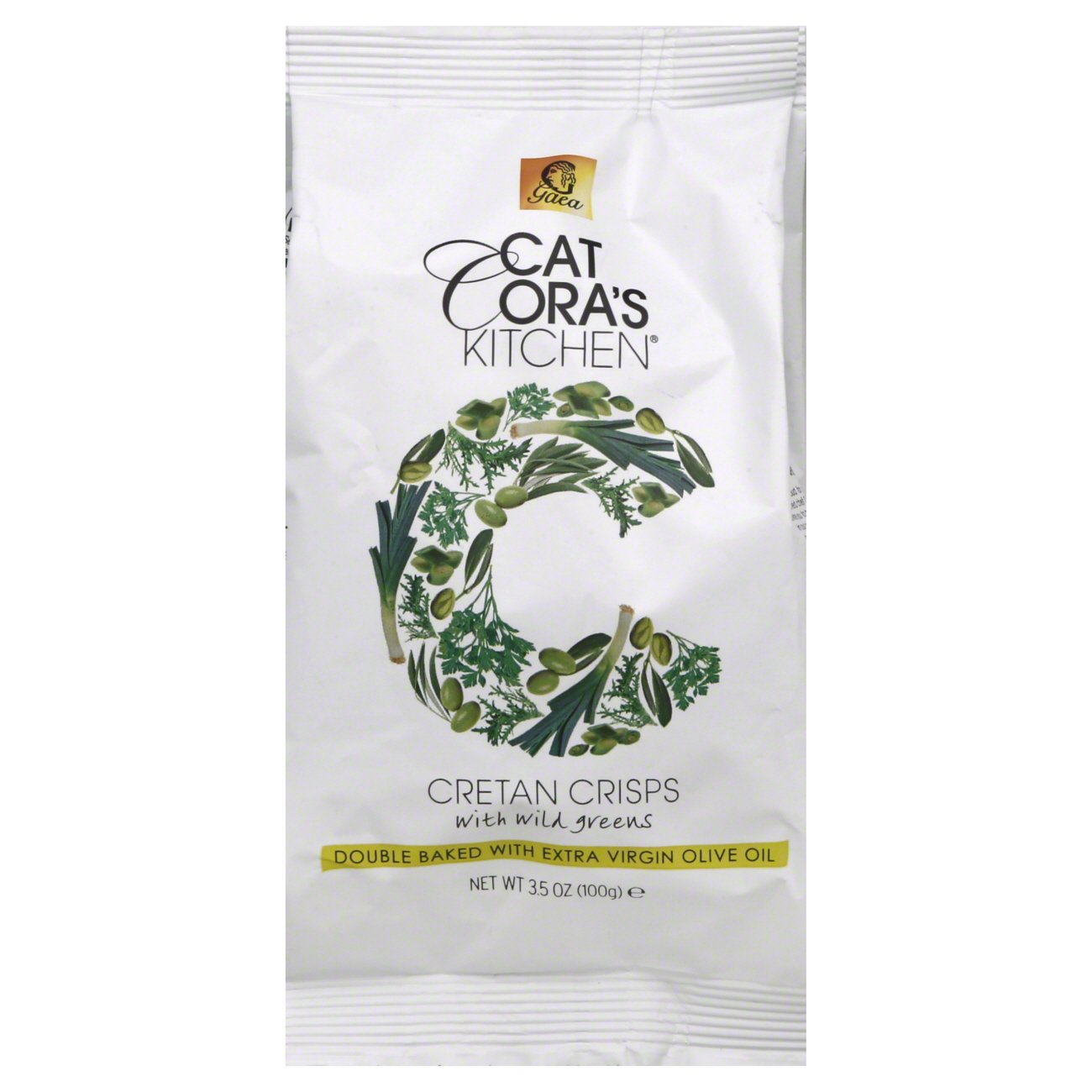 Gaea Cretan Crisps with Wild Greens Shop Crackers & Breadsticks at HEB