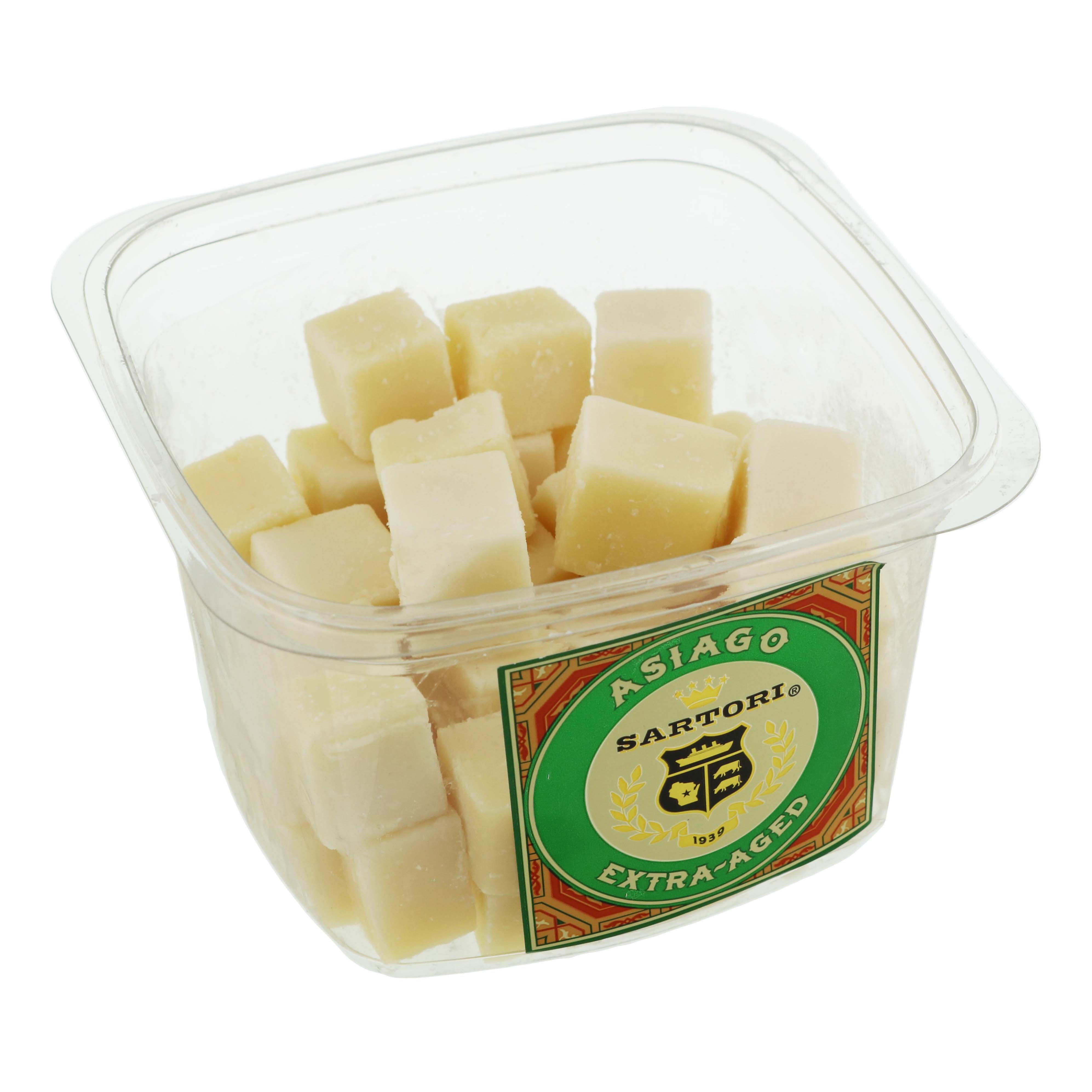 Sartori ExtraAged Asiago Cheese Cubes Shop Cheese at HEB