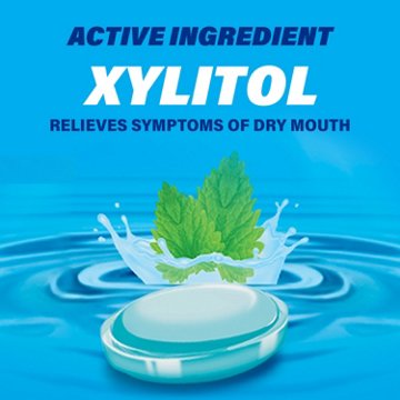 ACT Dry Mouth Moisturizing Lozenges - Soothing Mint, 18 ct