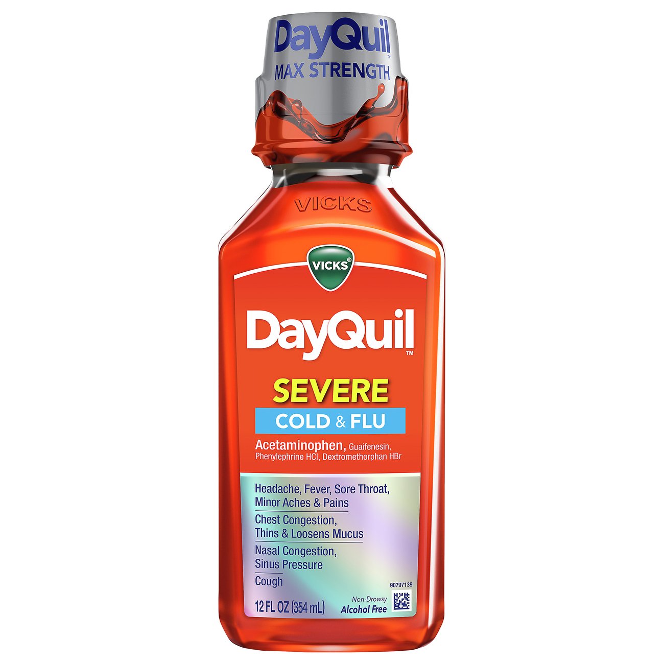 Vicks DayQuil Severe Cold & Flu Relief Liquid Shop Cough, Cold & Flu