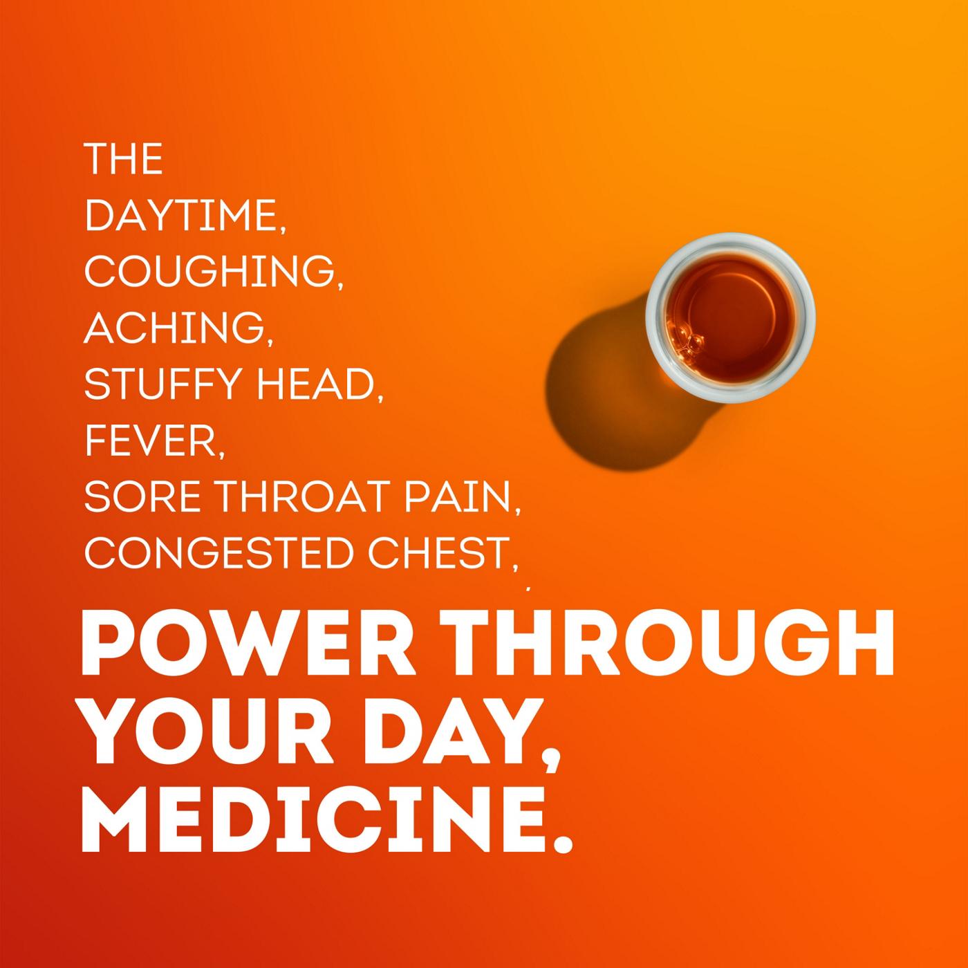 Vicks DayQuil SEVERE Cough, Cold & Flu Multi-Symptom Relief Liquid, Original Flavor; image 2 of 7