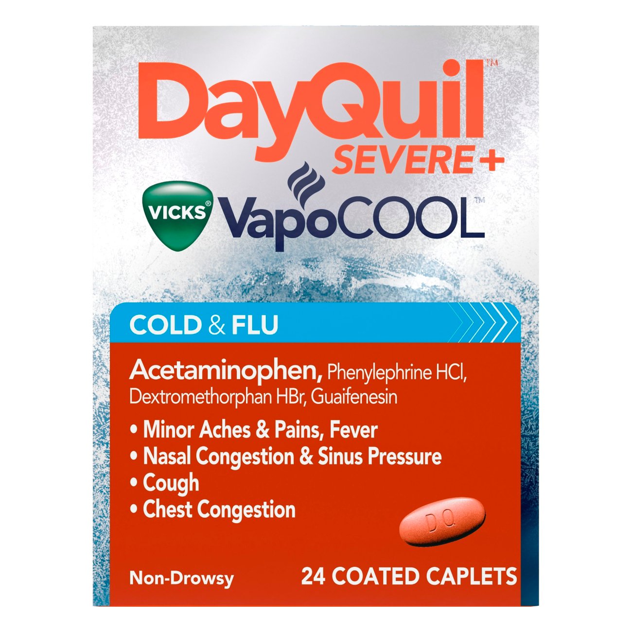 Vicks DayQuil Severe Cold & Flu Relief Caplets Shop Cough, Cold & Flu