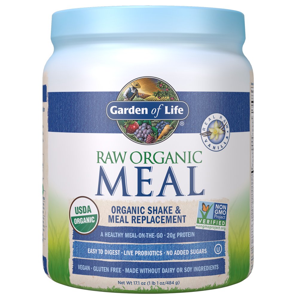 Garden Of Life Raw Organic Meal Vanilla Shake Meal Replacement