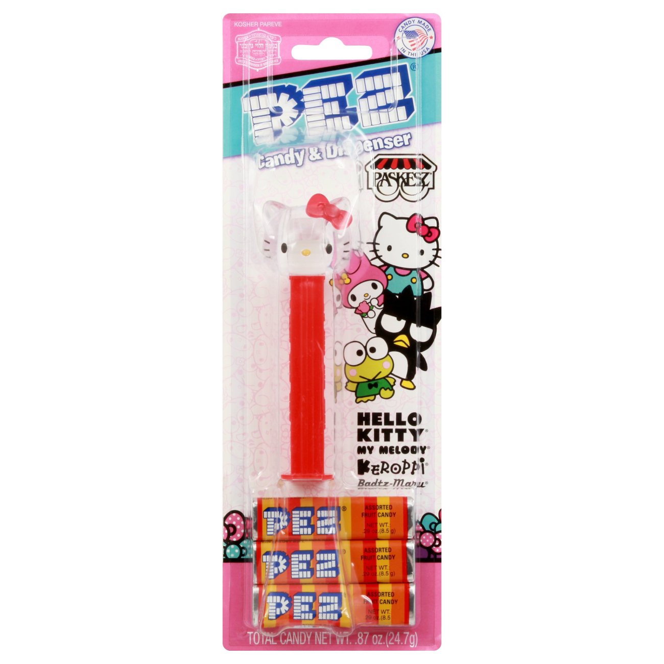 Paskesz Kosher Hello Kitty Pez Dispenser - Shop Snacks & Candy at H-E-B