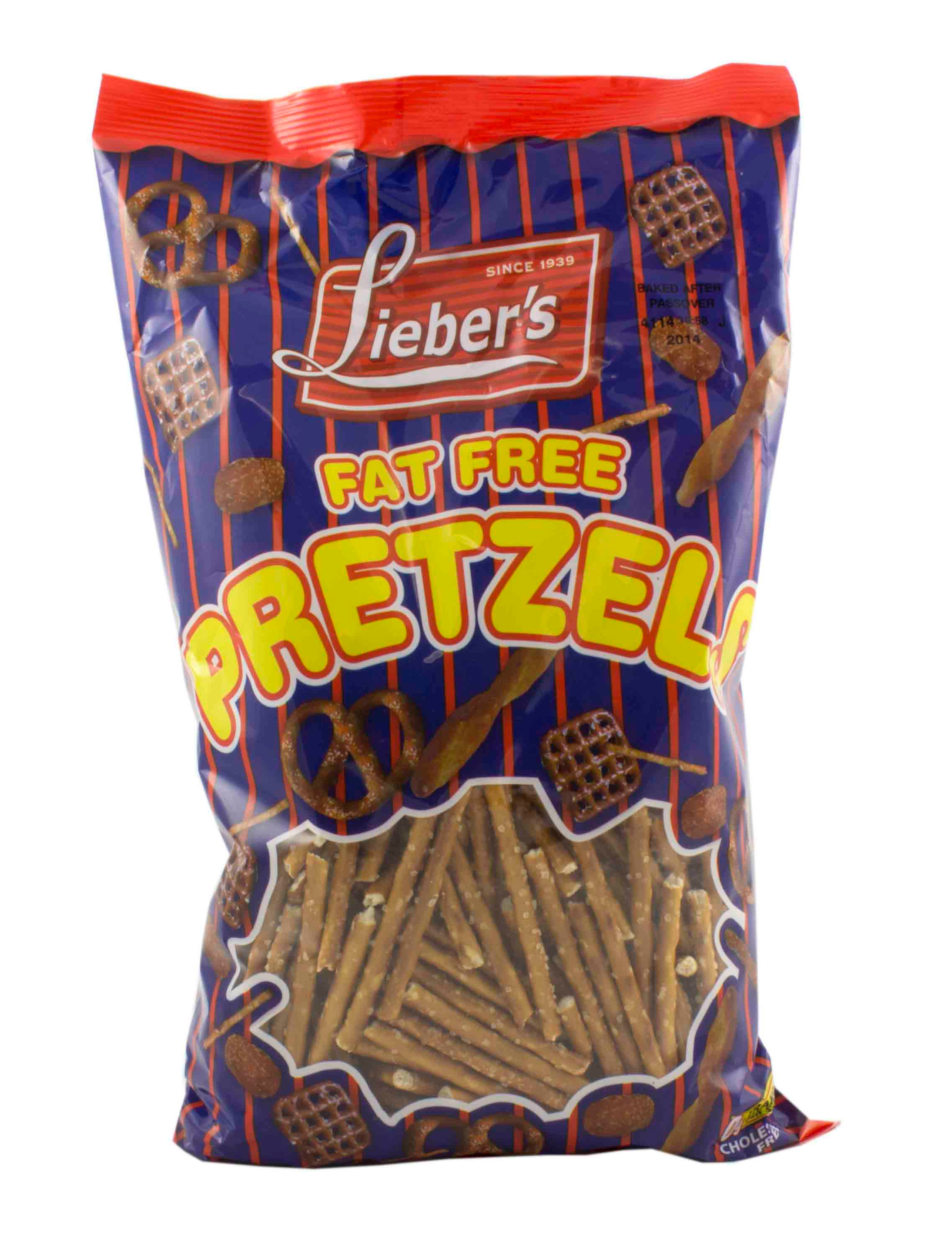 Lieber's Kosher Fat Free Pretzel Stix Shop Chips at HEB