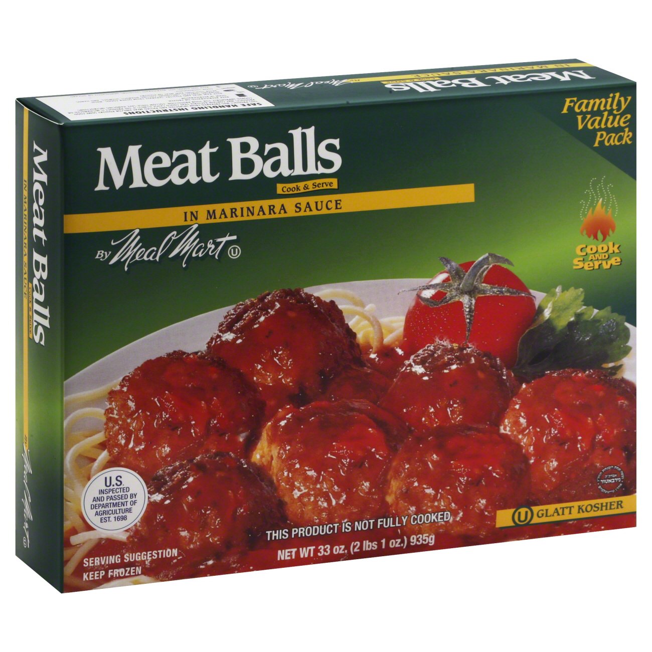 Meal Mart Meat Balls in Marinara Sauce Family Value Pack Shop Entrees