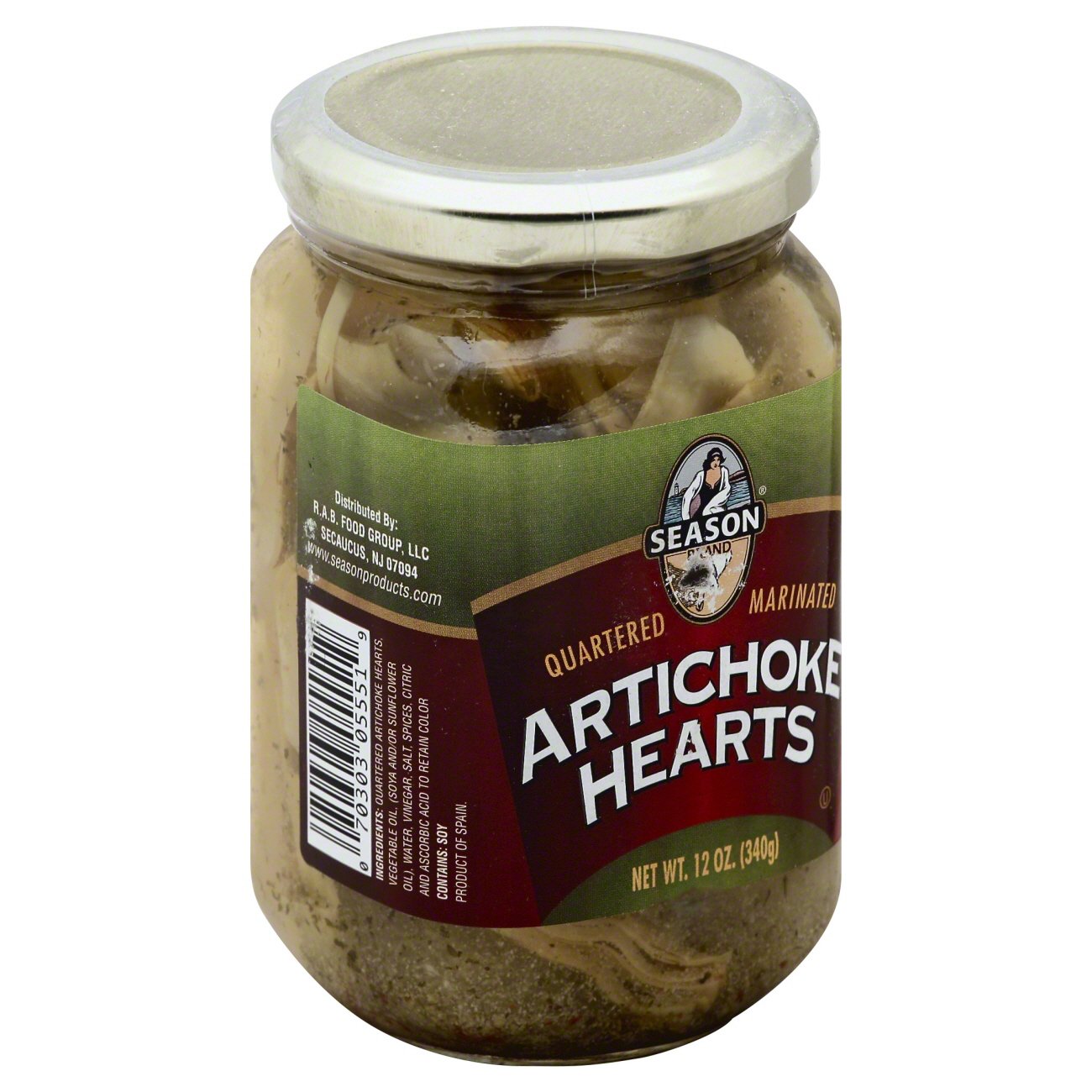 Season Artichoke Hearts, Quartered, Marinated Shop Artichokes