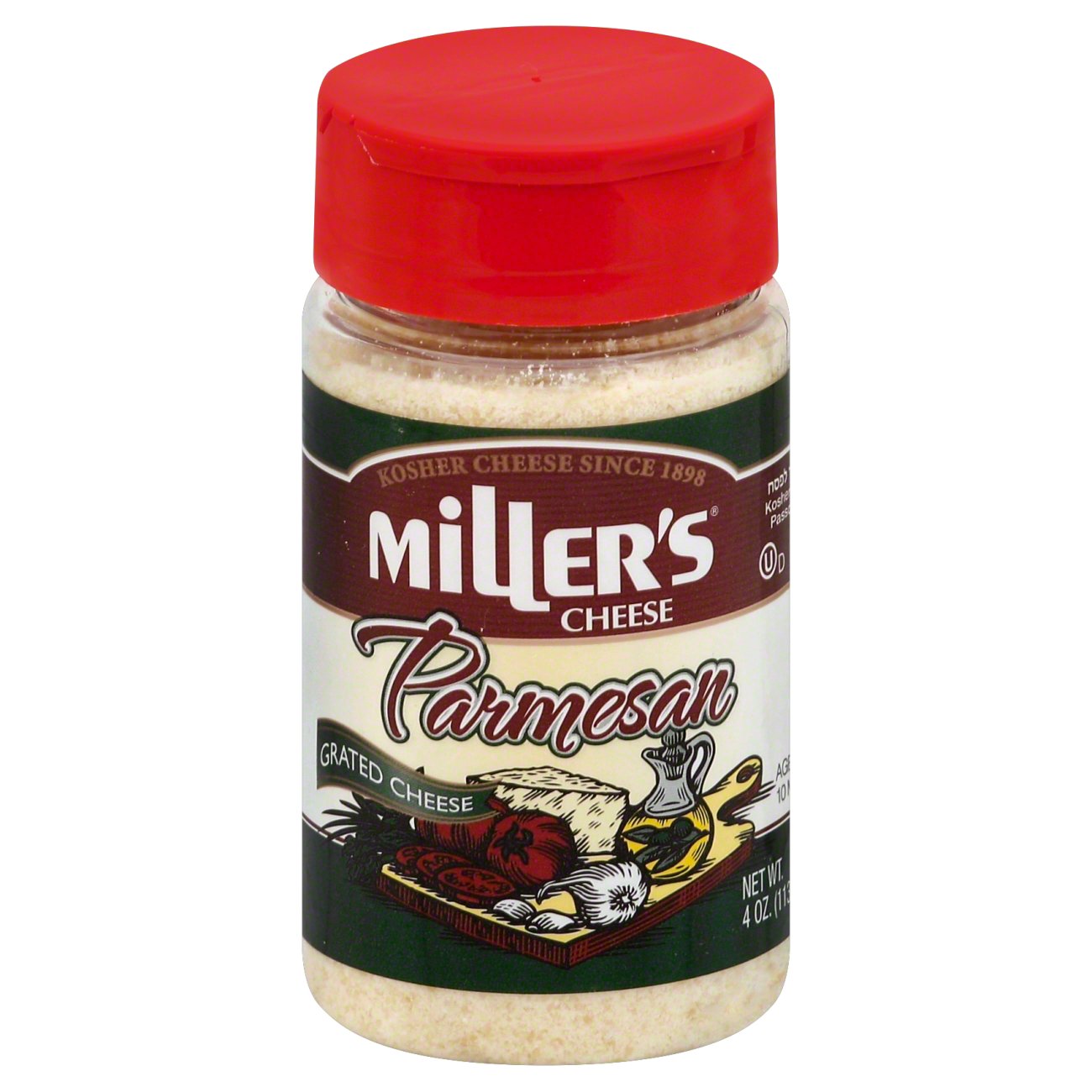 Miller's Cheese Kosher Parmesan Grated Cheese Shop Cheese at HEB