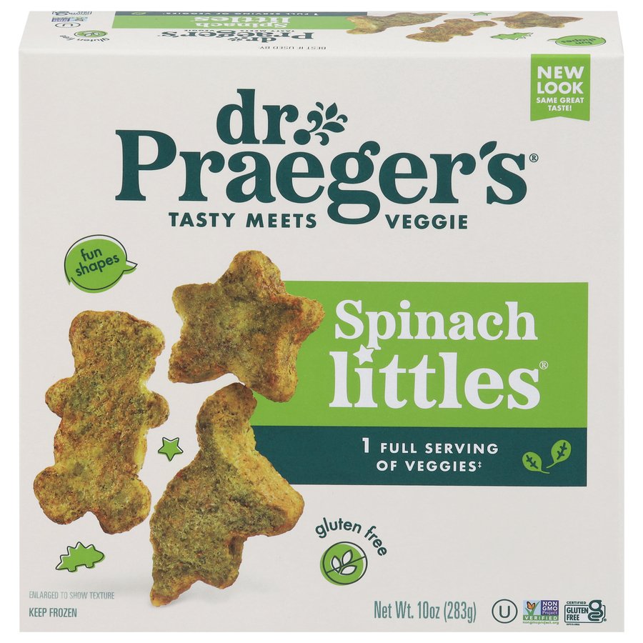 Dr. Praeger's Kids Spinach Littles Shop Meals & Sides at HEB