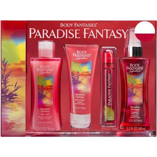 Body Fantasies Signature Paradise Fantasy 4PC Gift Set For Women