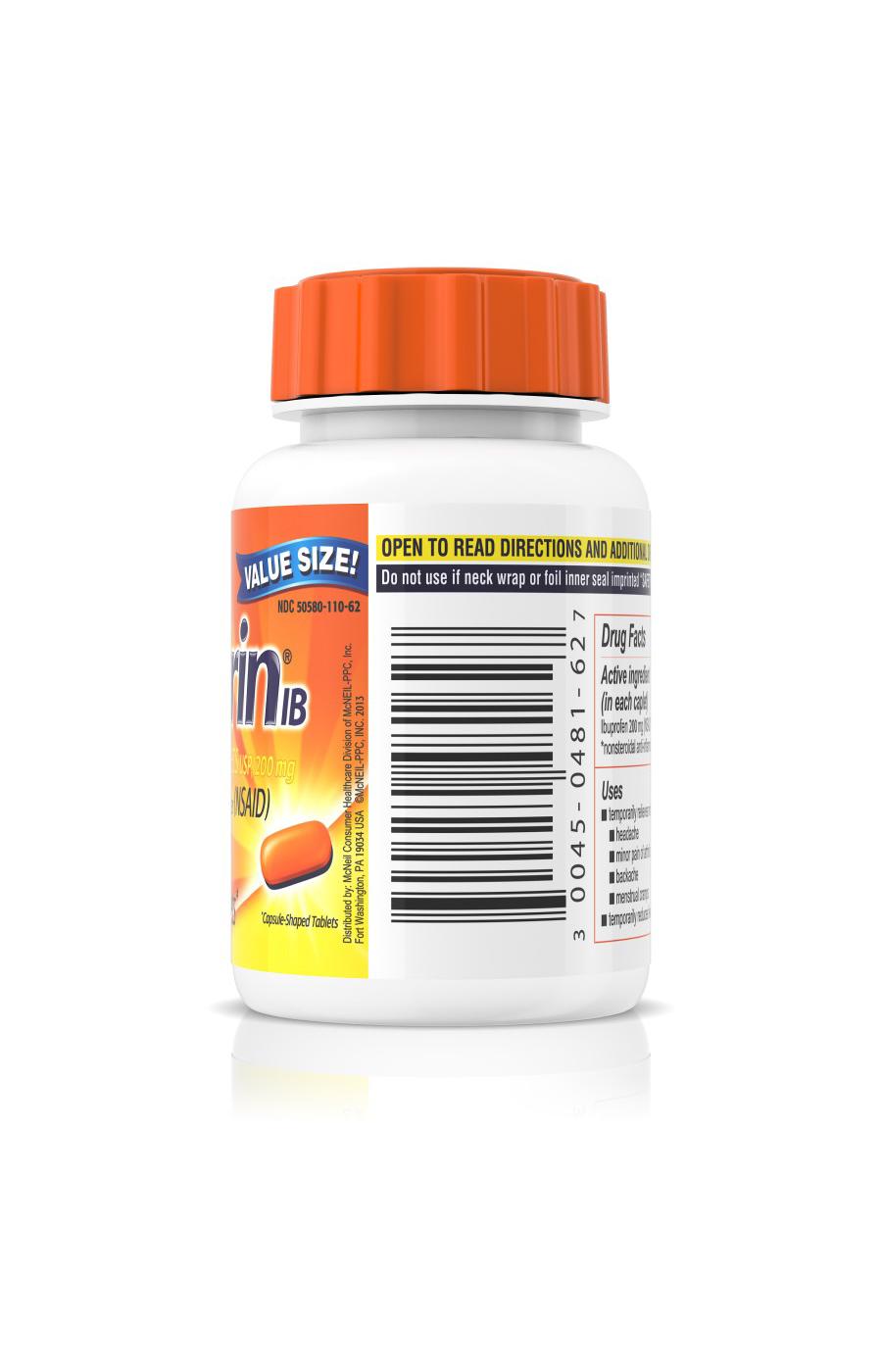 Motrin IB Ibuprofen Tablets; image 2 of 7