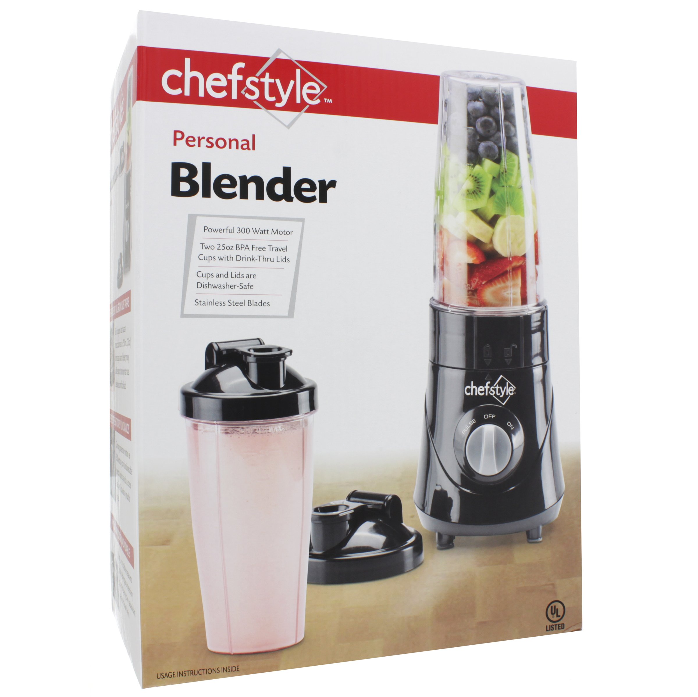 chefstyle On The Go Personal Blender, Black Shop Appliances at HEB