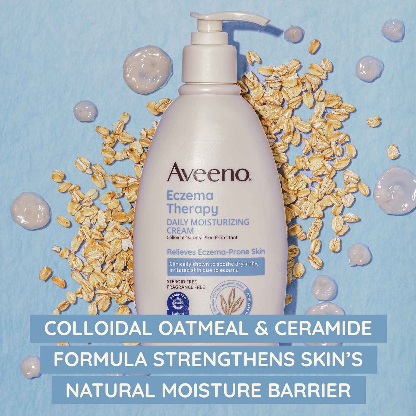 Aveeno Eczema Therapy Daily Moisturizing Cream; image 3 of 7