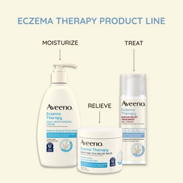 Aveeno Eczema Therapy Daily Moisturizing Cream, 12 oz
