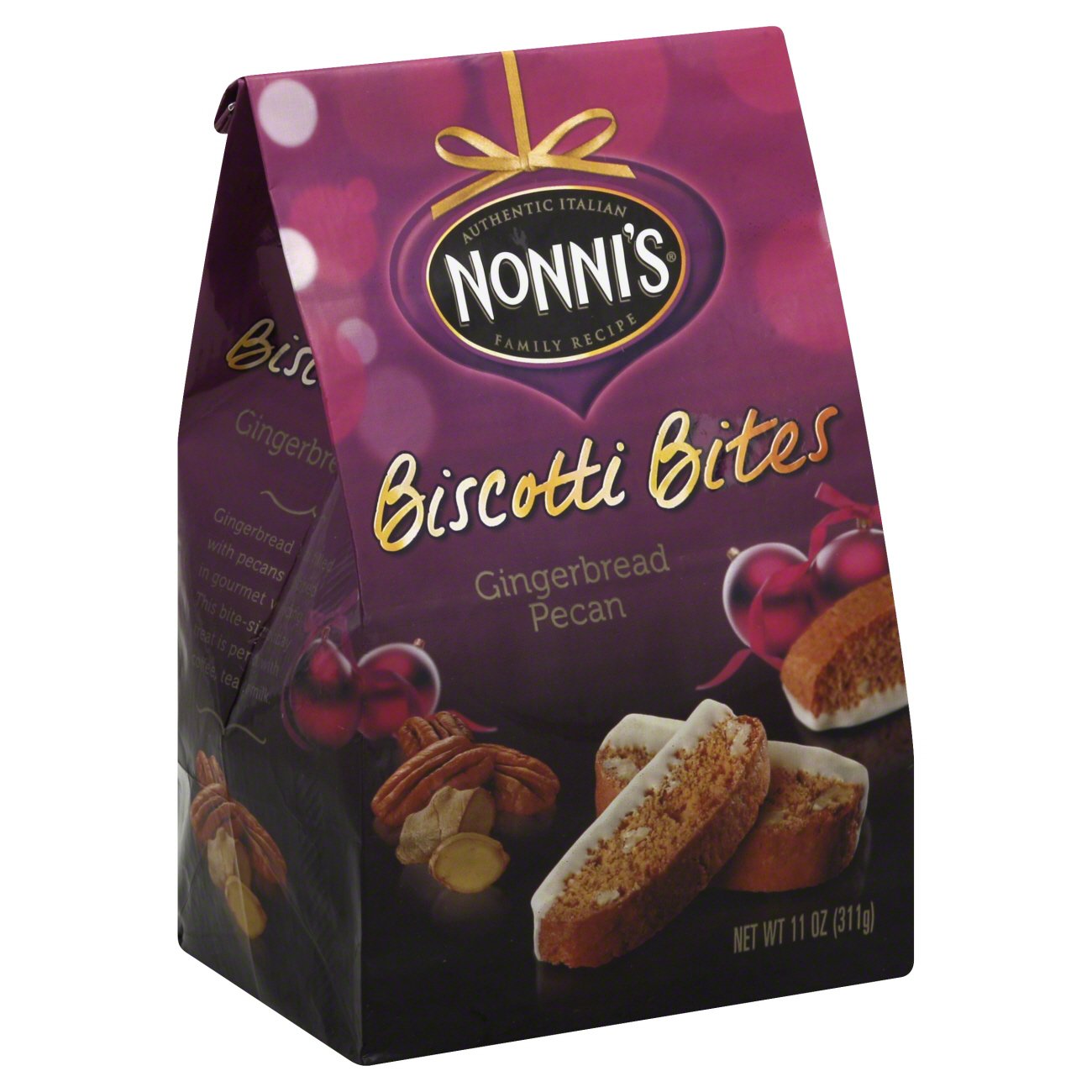 Nonni's Gingerbread Pecan Biscotti Bites - Shop Cookies at H-E-B