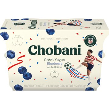 Chobani Non-Fat Blueberry on the Bottom Greek Yogurt