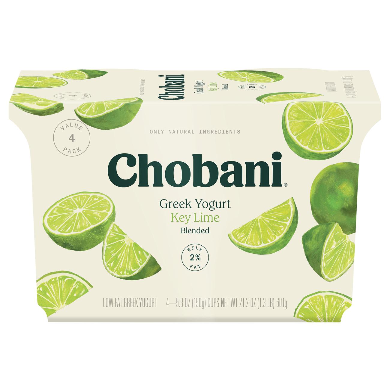 Chobani Low-Fat Key Lime Blended Greek Yogurt; image 1 of 5