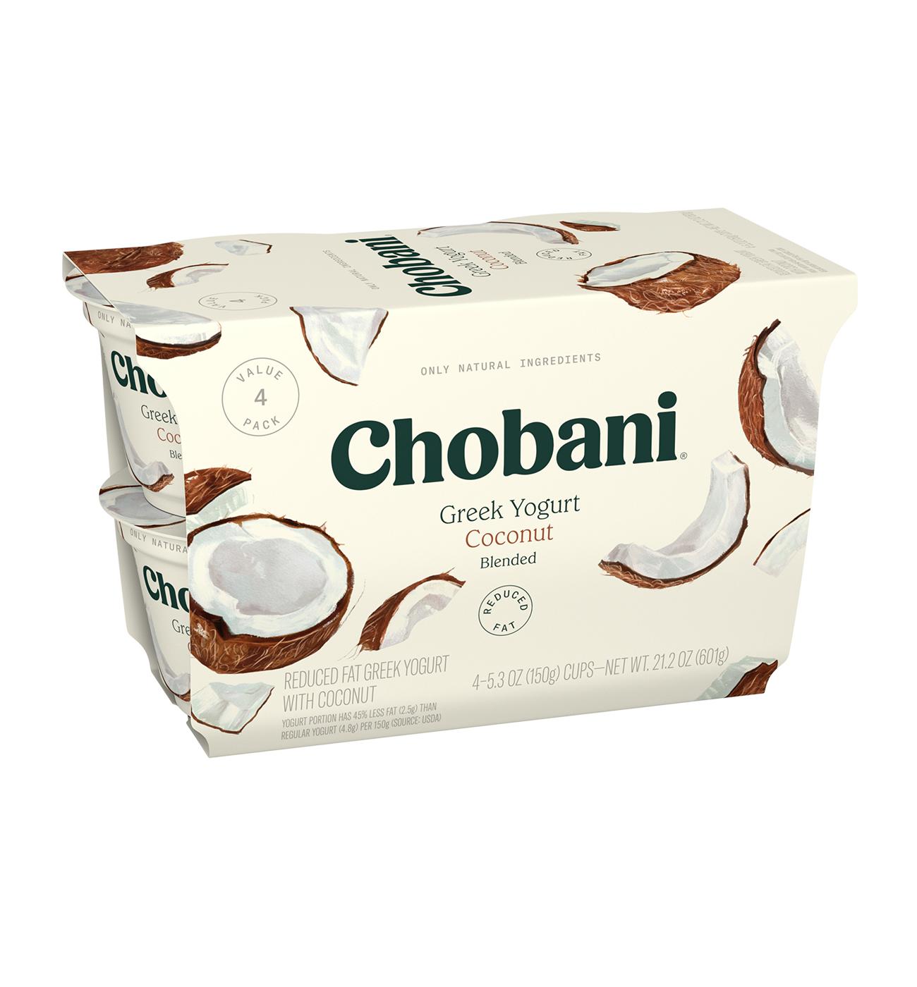 Chobani Low-Fat Coconut Blended Greek Yogurt; image 3 of 5