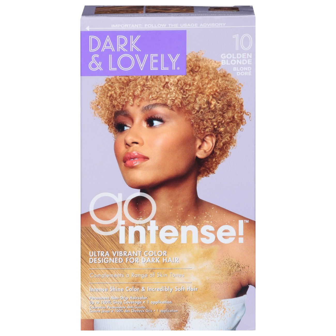 Soft Sheen-Carson Dark & Lovely Go Intense! Permanent Haircolor - 10 ...