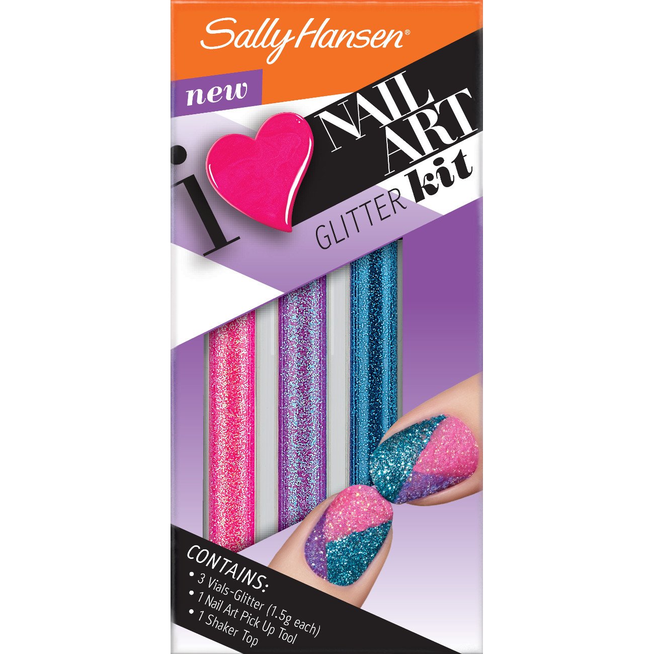 Sally Hansen I Heart Nail Art Embellishments Glitter Kit Shop Nail