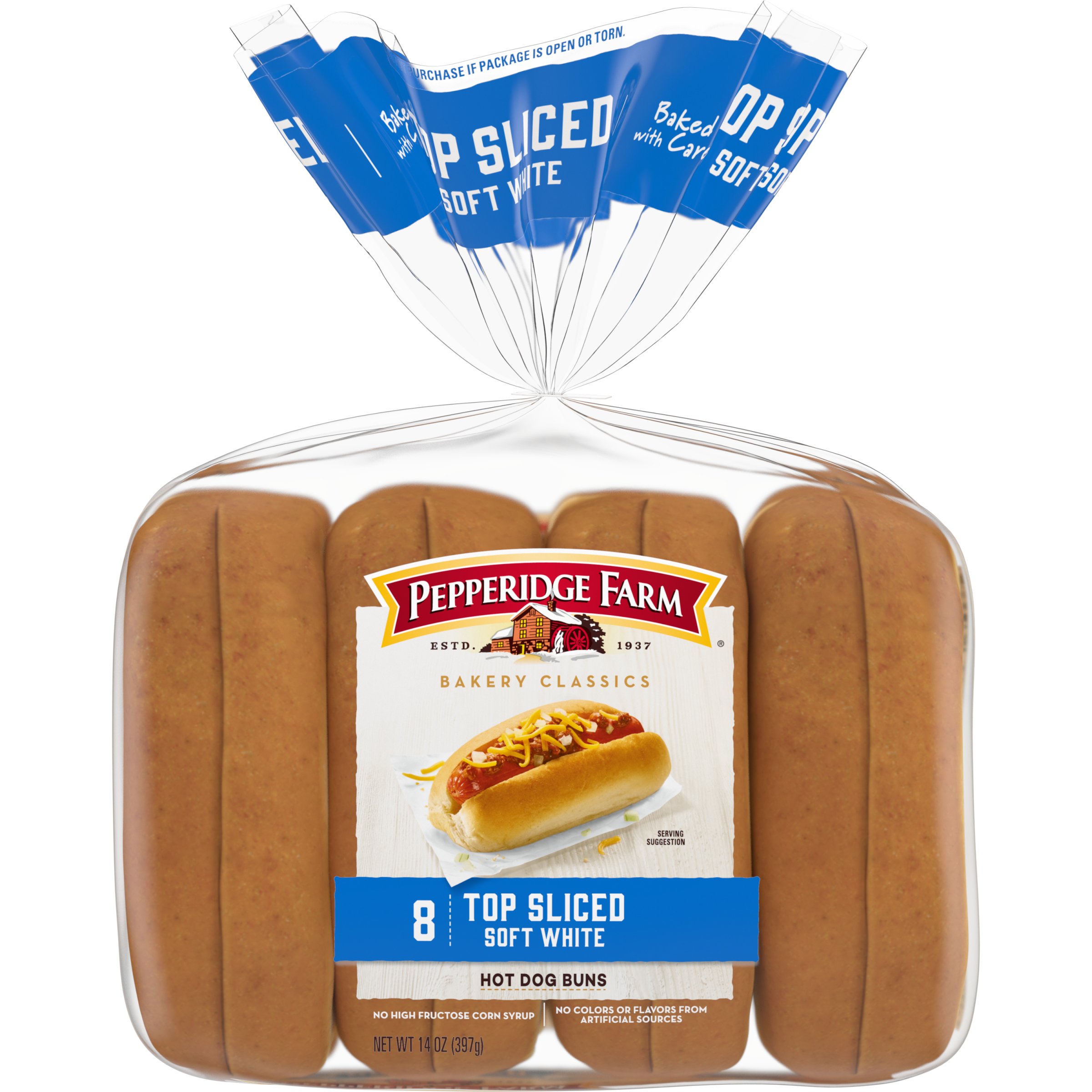 Pepperidge Farm White Hot Dog Buns Top Sliced Shop Buns & Rolls at HEB