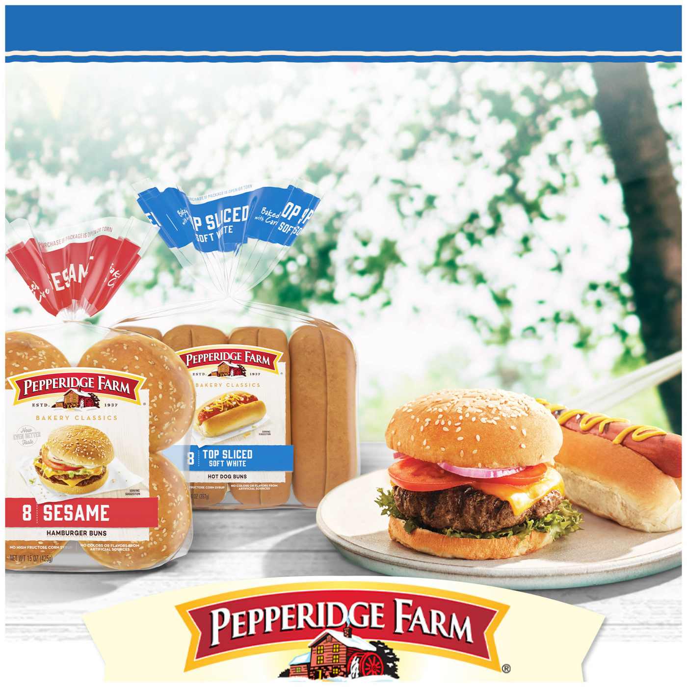 Pepperidge Farm Top Sliced White Hot Dog Buns; image 9 of 9