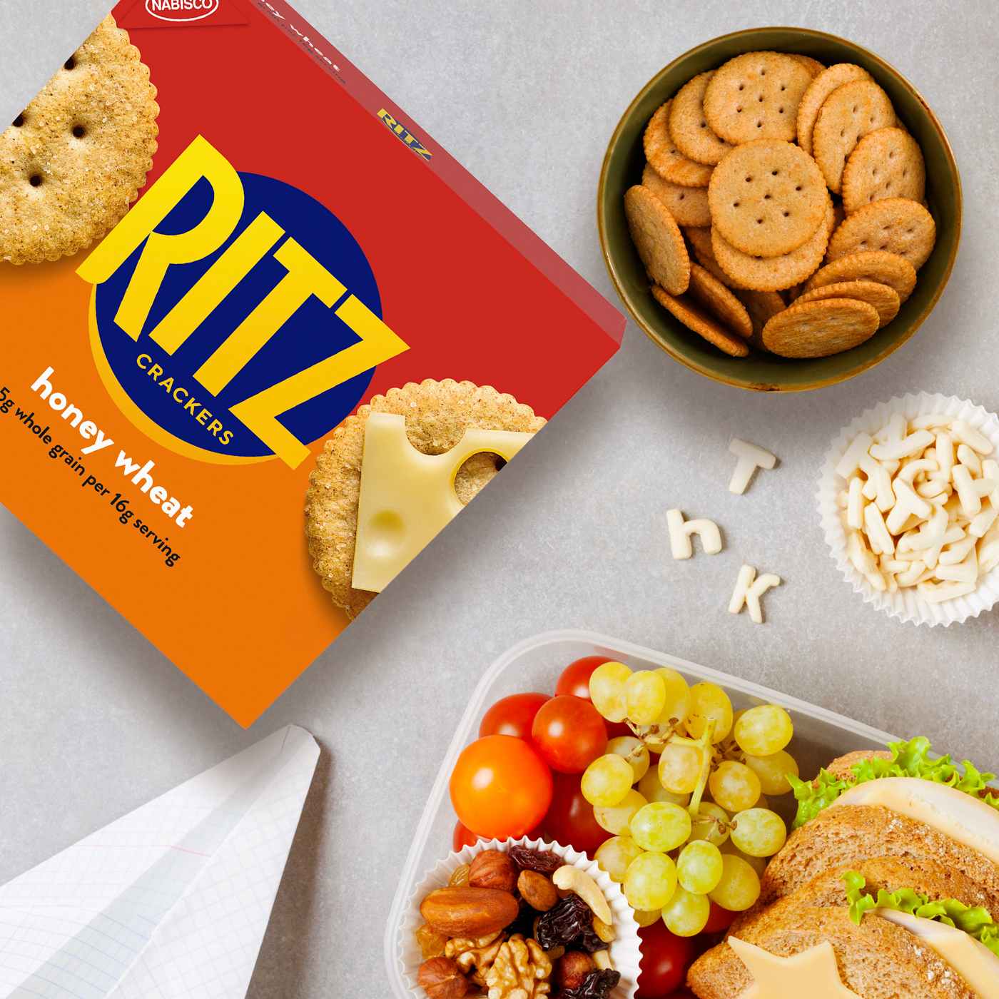 Ritz Honey Wheat Crackers; image 3 of 10